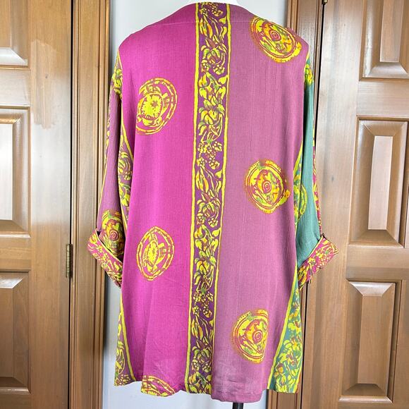 Soft Surroundings Kimono Wrap One Button Closure
Crinkle Boho Size XL - Picture 4 of 6